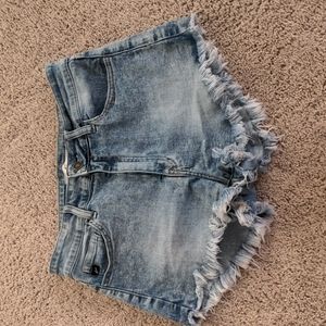 KanCan distressed jean shorts size 11 size 29